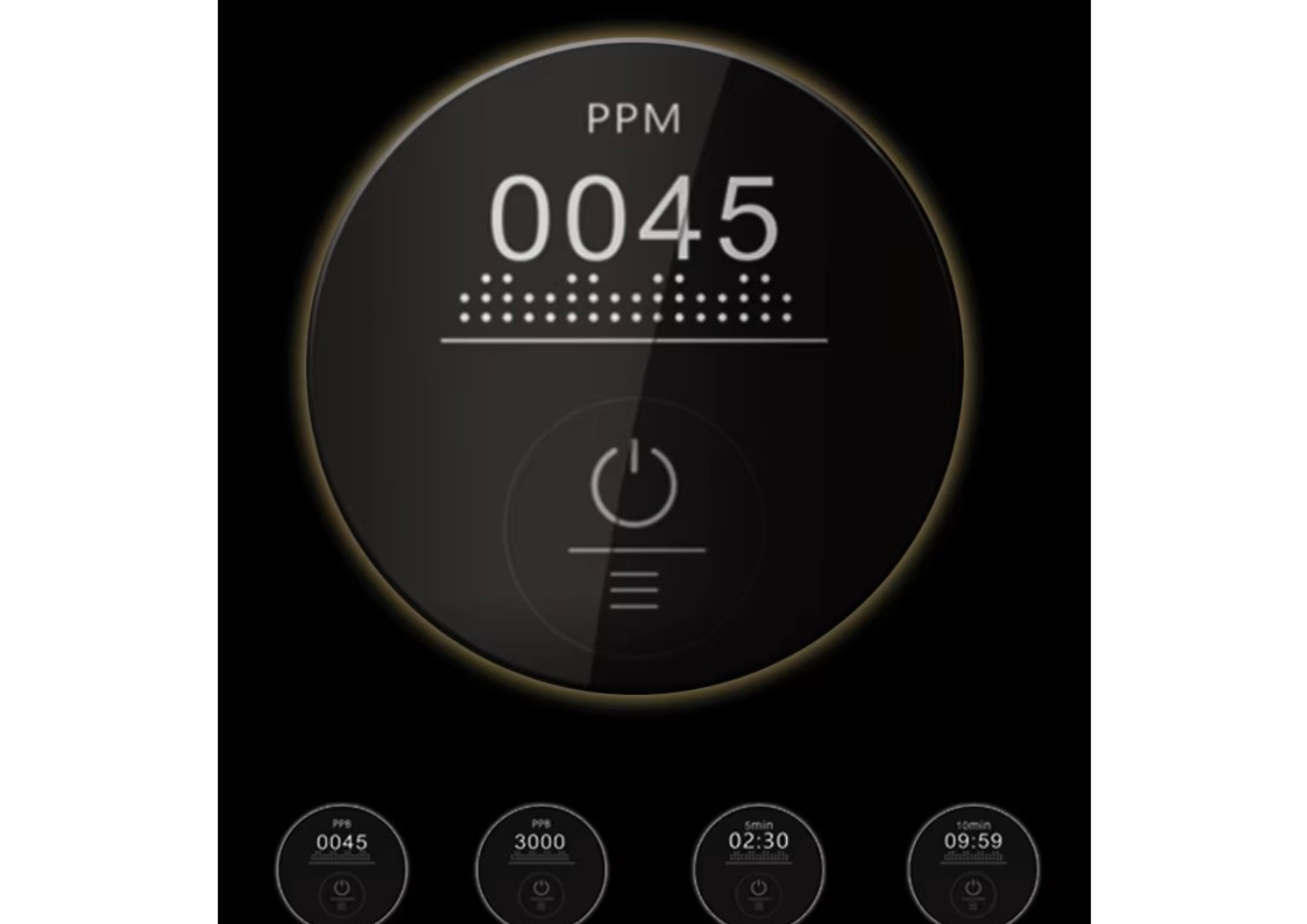 H8 Hydrogen Vandflaske - m. Oled Display